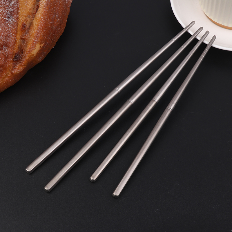 Bamboo Cutlery Travel - Ultralight Titanium Alloy Chopsticks Durable Non