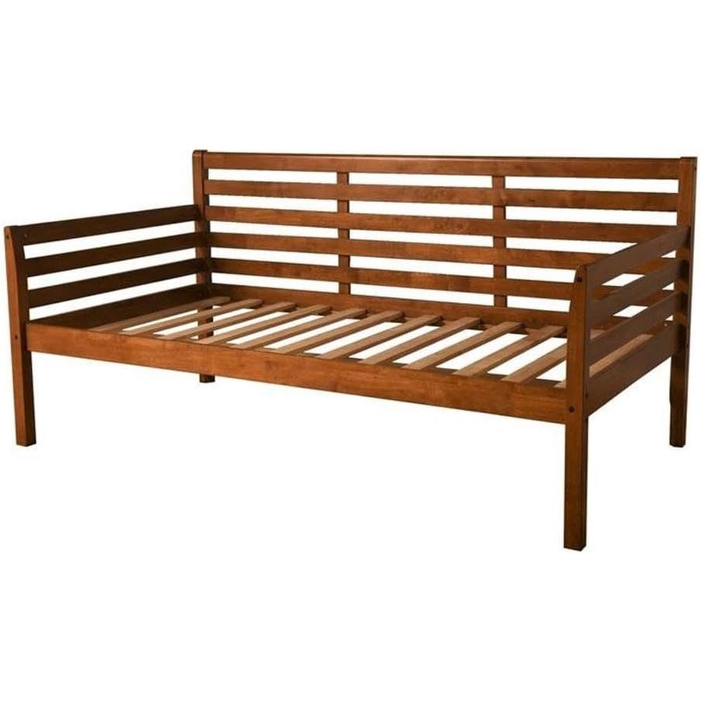 Twin Daybed in Medium Brown, S - Sustainable Living Home ulasan dan harga