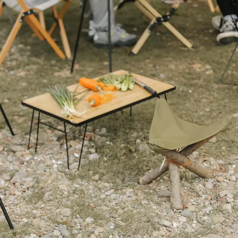 Portable Bamboo Folding Campin - Bamboo Cutlery Travel ulasan dan harga