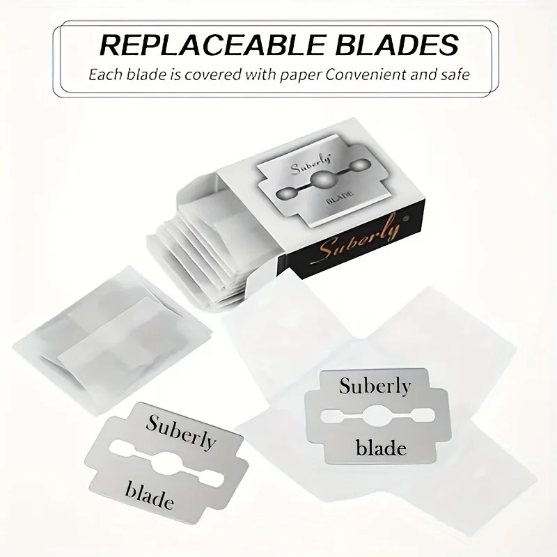 Stainless Steel Safety Razor B - Safety Razor Handle ulasan dan harga