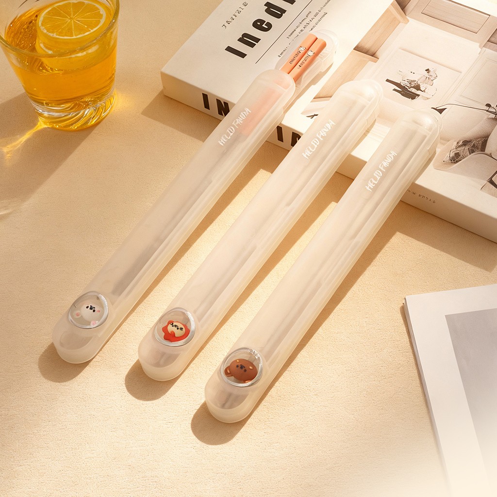 1 Pair Portable Chopsticks 316 - Bamboo Cutlery Travel ulasan dan harga
