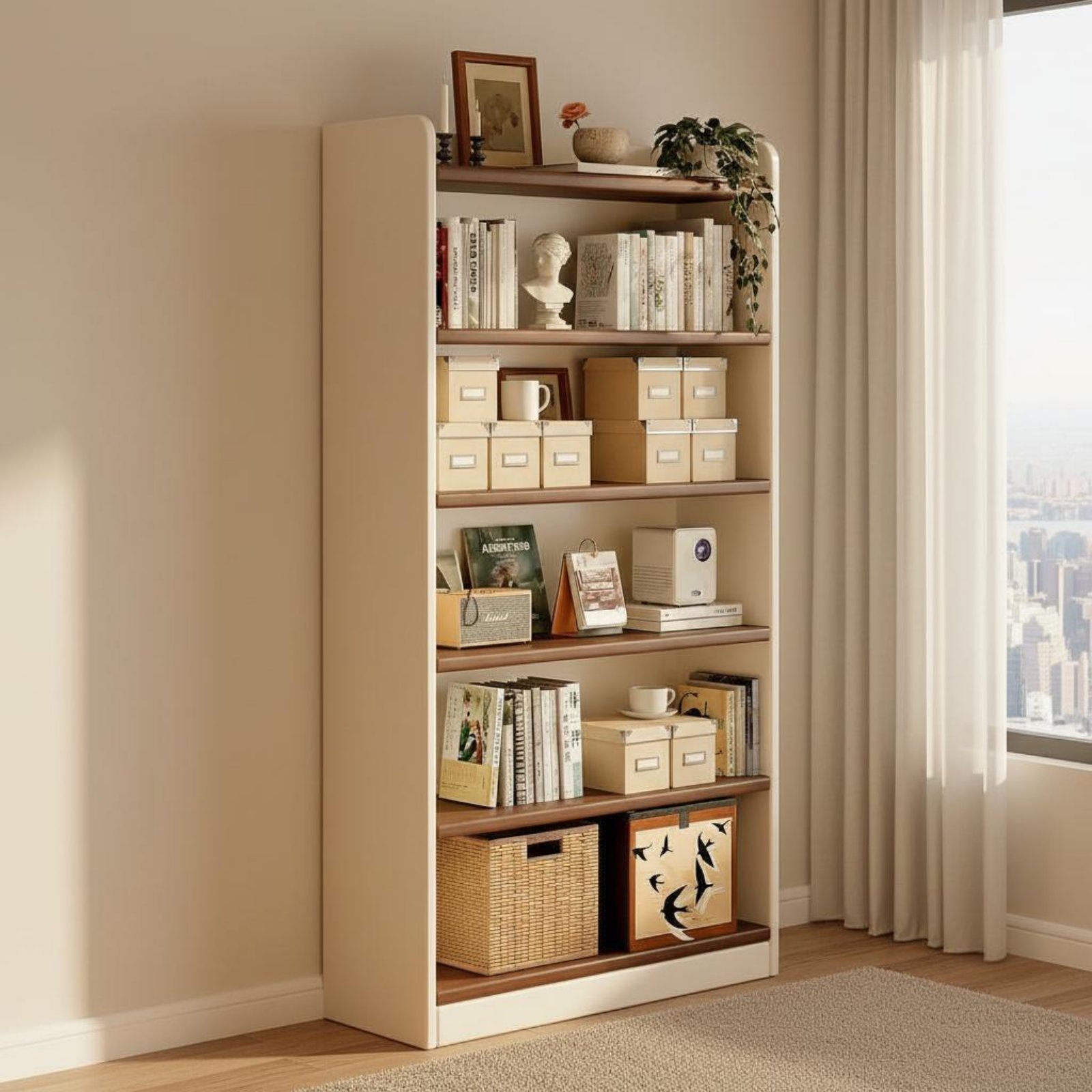 Multi-Tier Book Organizer Larg - Sustainable Living Home ulasan dan harga