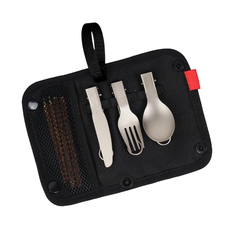 547F Travel Meal Cutlery Set w - Bamboo Cutlery Travel ulasan dan harga