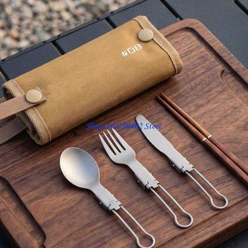 547F Travel Meal Cutlery Set w - Bamboo Cutlery Travel ulasan dan harga