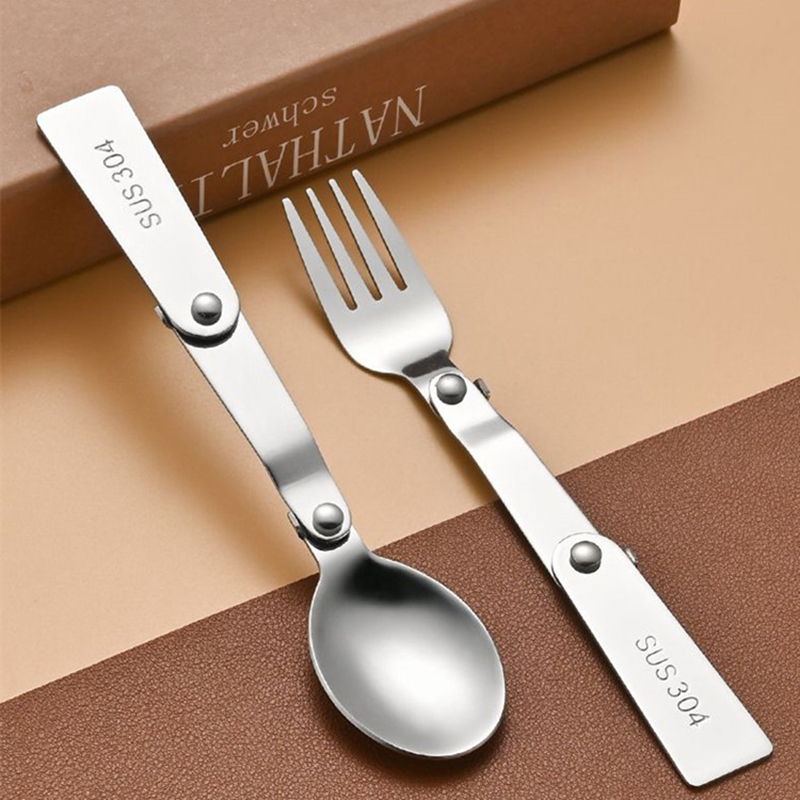 1PC/3PCS Stainless Steel Porta - Bamboo Cutlery Travel ulasan dan harga