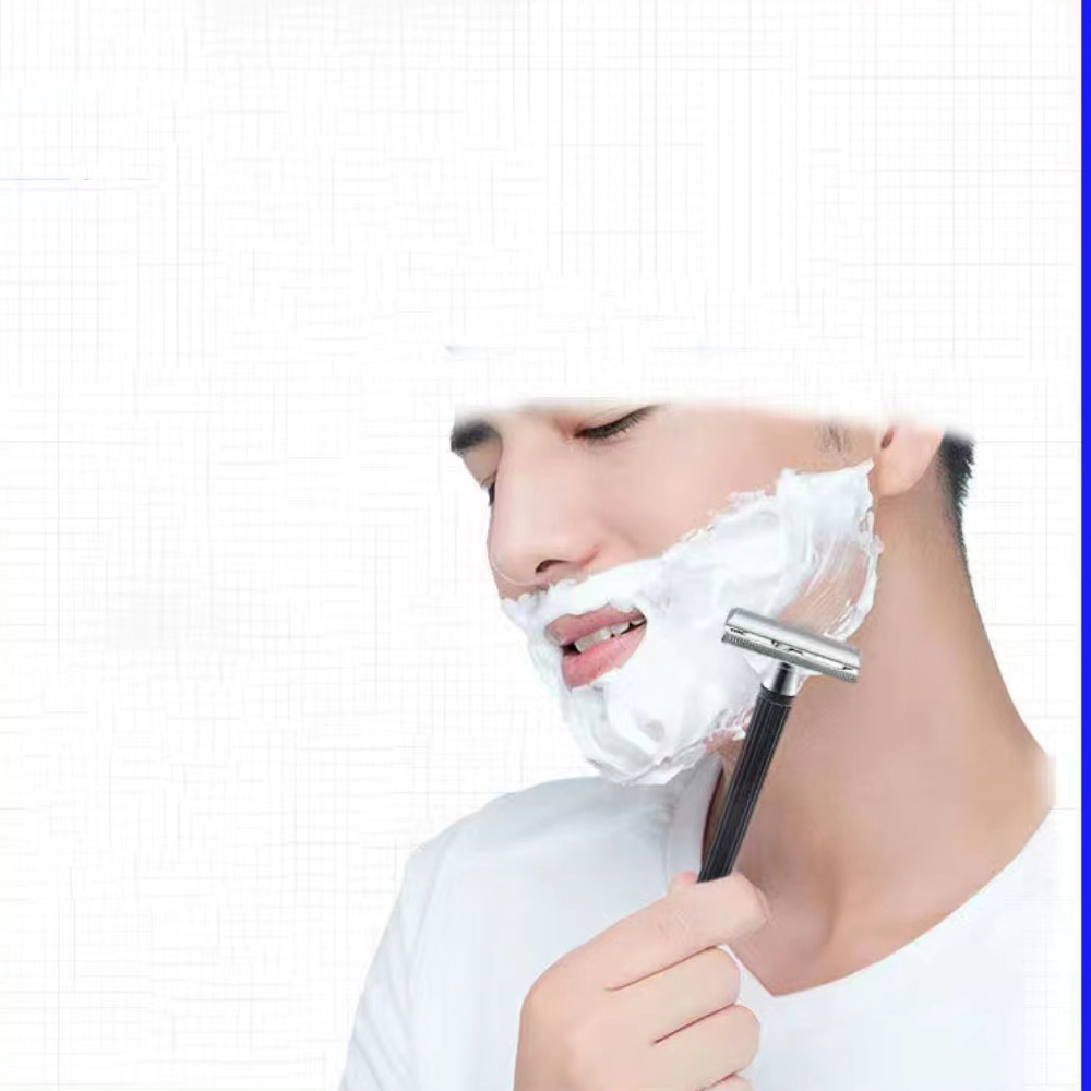Stainless steel short handle c - Safety Razor Handle ulasan dan harga