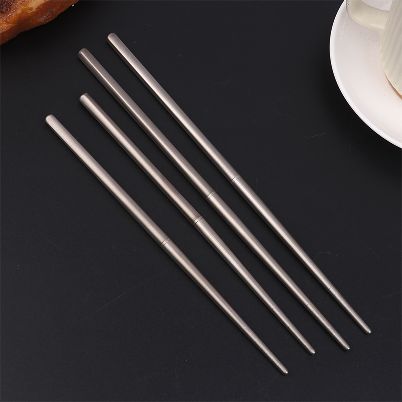 Ultralight Titanium Alloy Chop - Bamboo Cutlery Travel ulasan dan harga