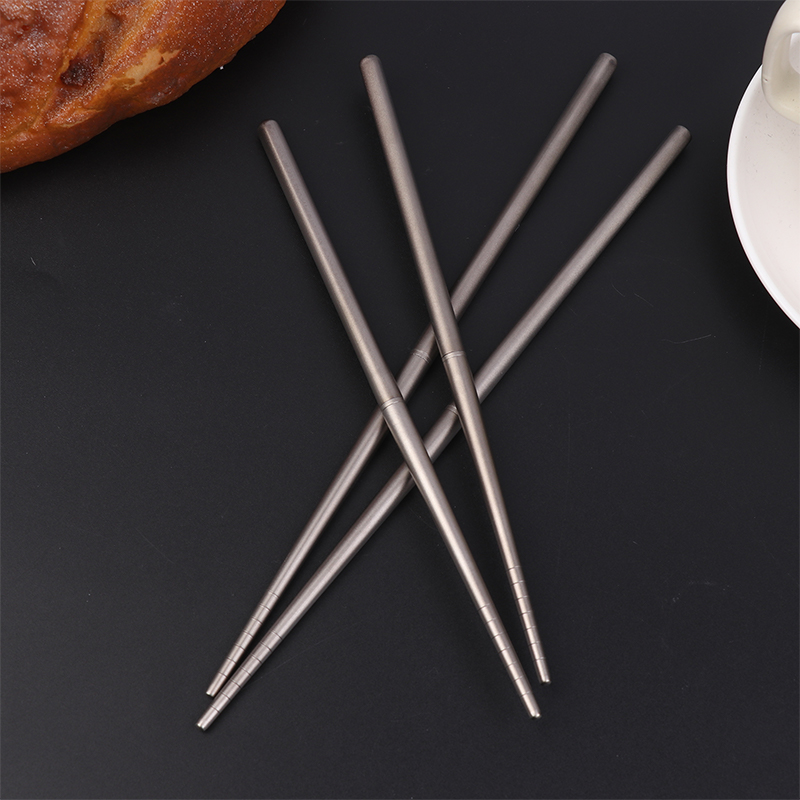 Ultralight Titanium Alloy Chop - Bamboo Cutlery Travel ulasan dan harga